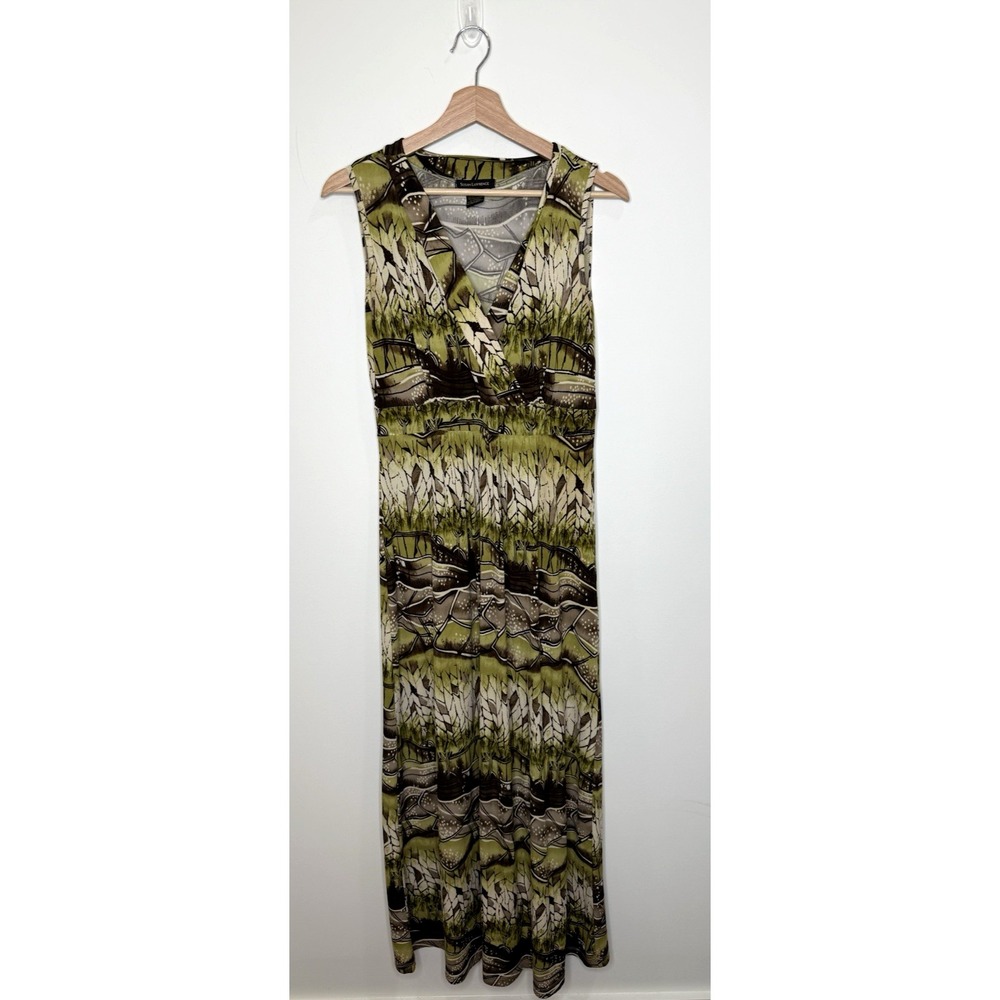 VTG Maxi Dress Small Green Babydoll Ethereal Goblincore Forest Fairy Grunge Wood